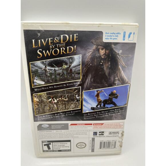 Pirates of the Caribbean: At World's End (Nintendo Wii, 2007) CIB Complete - Picture 2 of 8